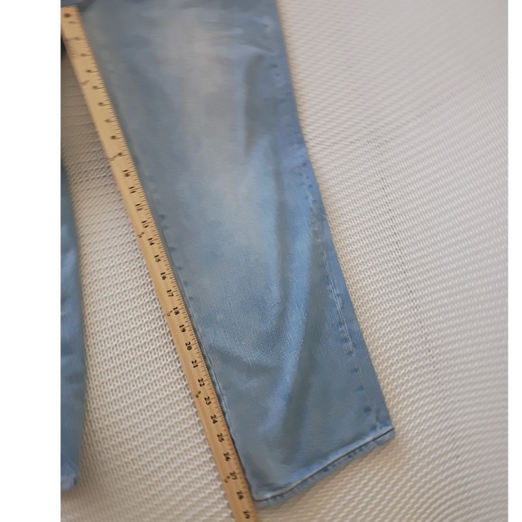 Universal Thread Relaxed Baggy 100% Cotton Straight Jeans 26 27 Light Distressed - Picture 9 of 16